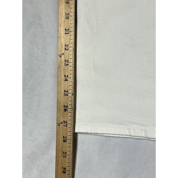 J Crew 96 Low Rise Slim Wide Leg Jean in White Denim Womens 27P Petite - Picture 9 of 14